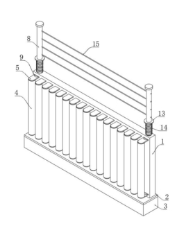 一种新型道路桥梁工程用防护架